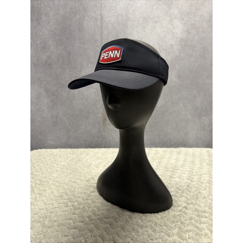 PENN Performance Visor Navy One Size Adjustable Polyester Solid Logo